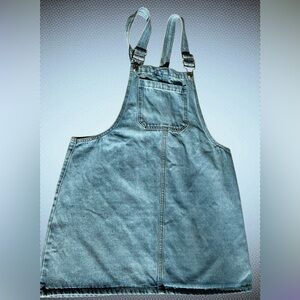 Forever 21 Light Blue Denim Overall Dress